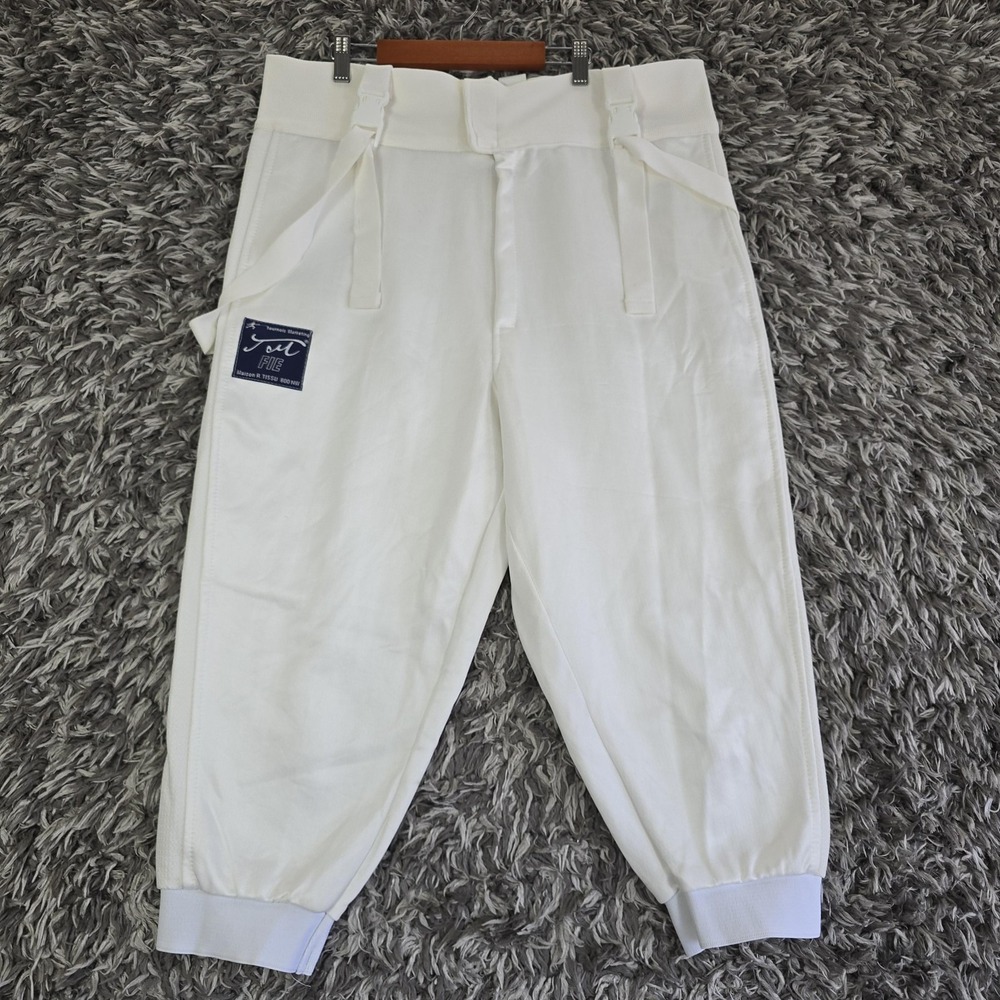 Tournois Marketing FIE 800NW Fencing Pants Breeches White Adult T 58 France